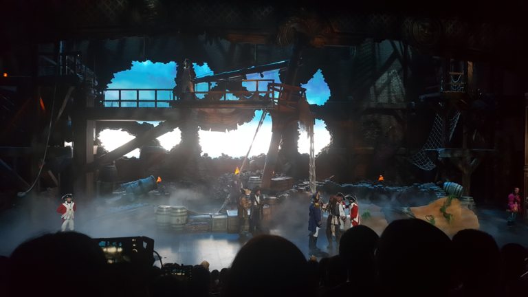 Eye of the Storm Captain Jack's Stunt Spectacular in Treasure Cove at Shanghai Disneyland