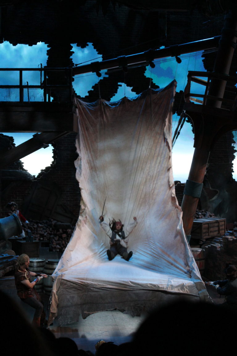 Eye of the Storm Captain Jack's Stunt Spectacular in Treasure Cove at Shanghai Disneyland