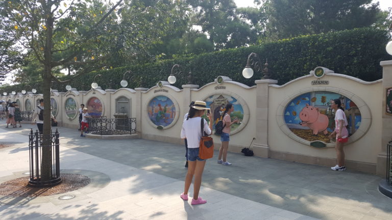 Garden of the Twelve Friends at Gardens of Imagination, Shanghai Disneyland, Summer 2018.