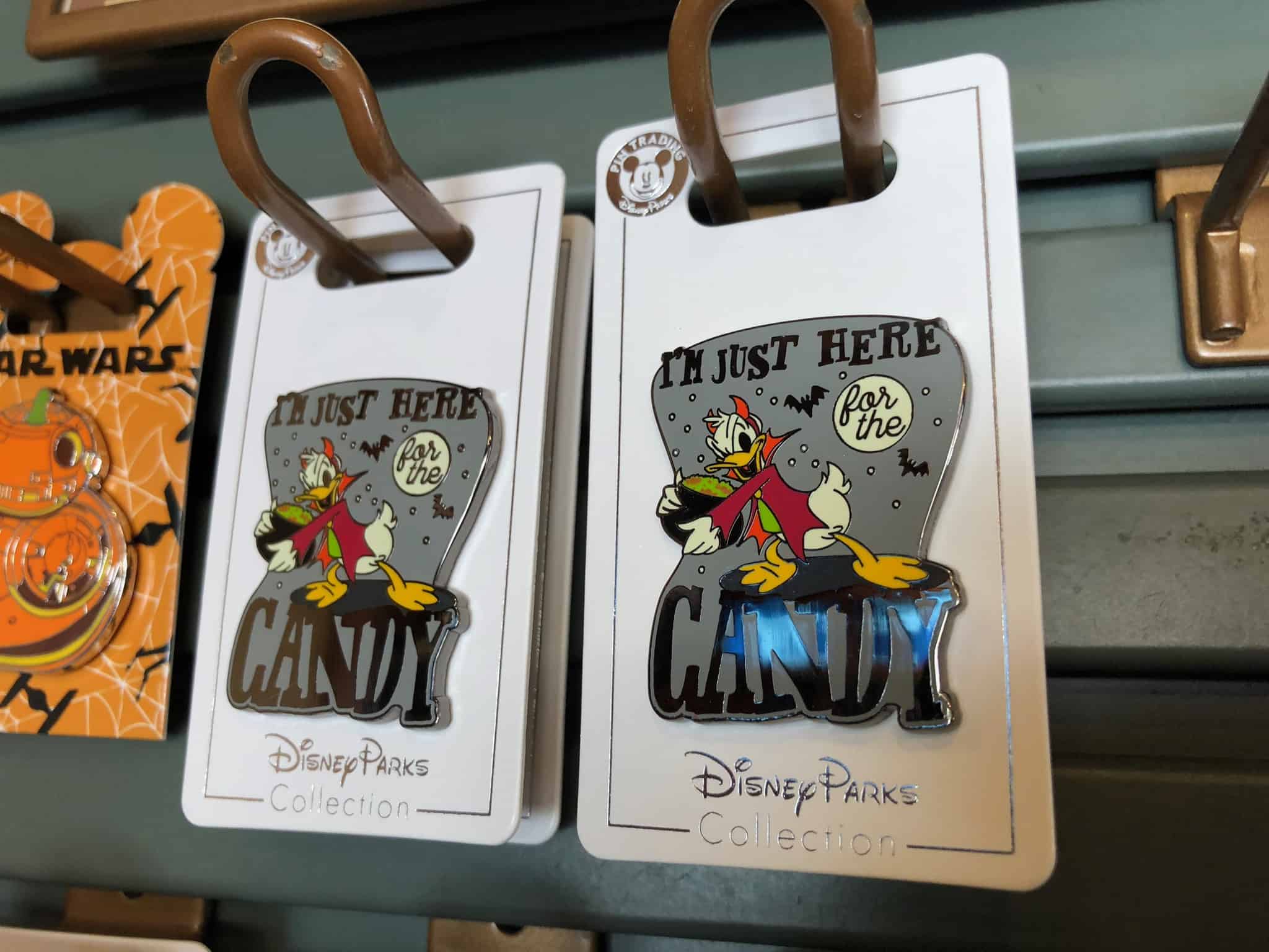 Donald Duck "I'm Just Here for the Candy" Halloween 2018 Open Edition Pin, $9.99
