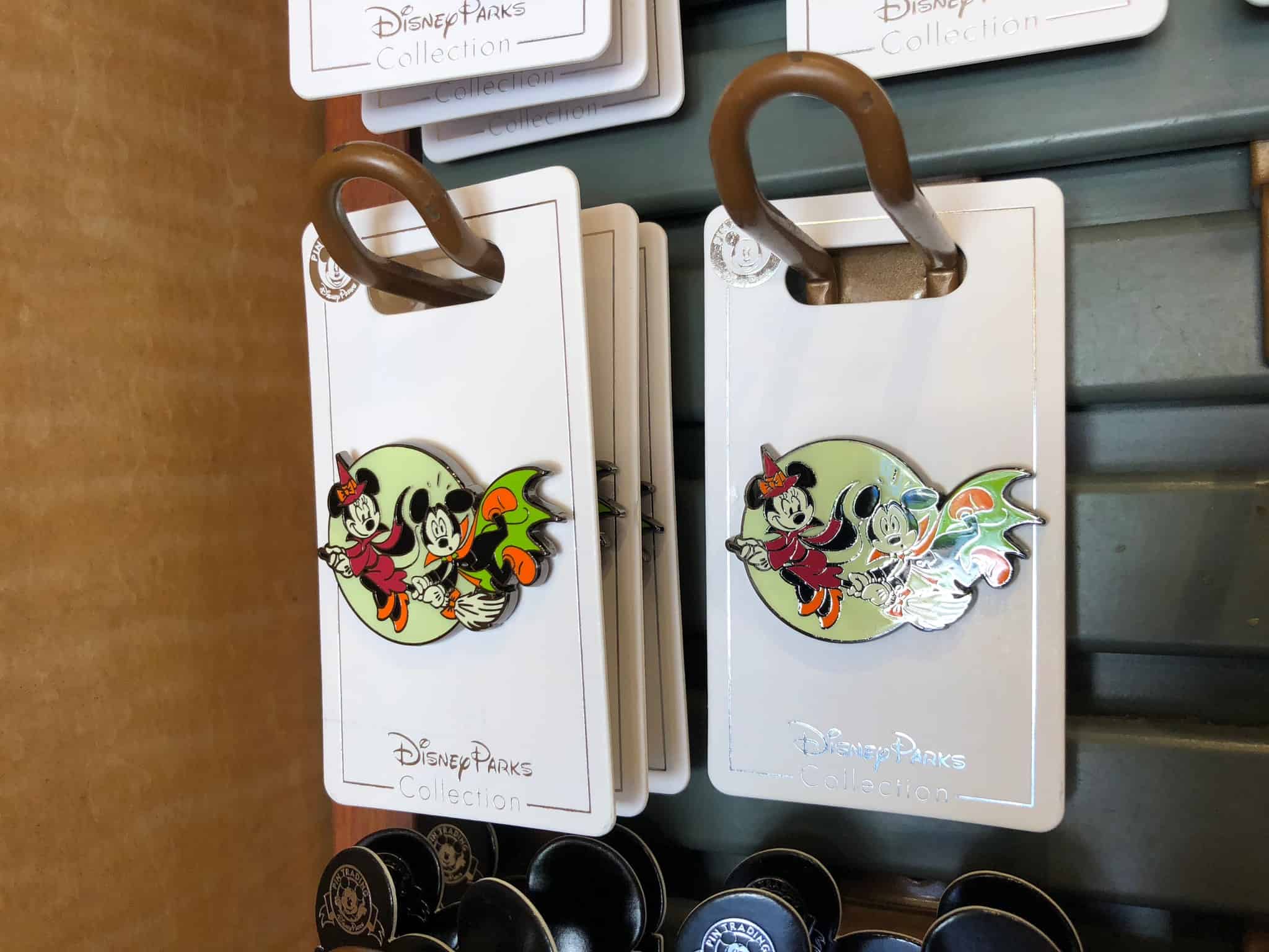 Mickey and Minnie Mouse With and Vampire Halloween 2018 Open Edition Pin Set, $9.99