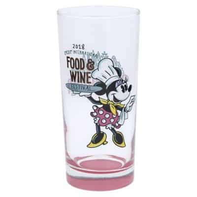 Epcot International Food and Wine Festival 2018 Annual Passholder Minnie Mouse Glass