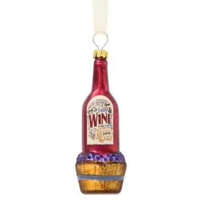 Epcot International Food and Wine Festival 2018 Glass Ornament