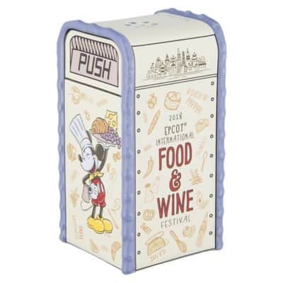 Epcot International Food and Wine Festival 2018 Trashcan Salt and Pepper Shaker