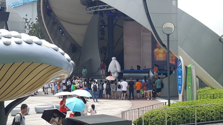 Baymax and Hero at Pepsi E-Stage Tomorrowland Shanghai Disneyland