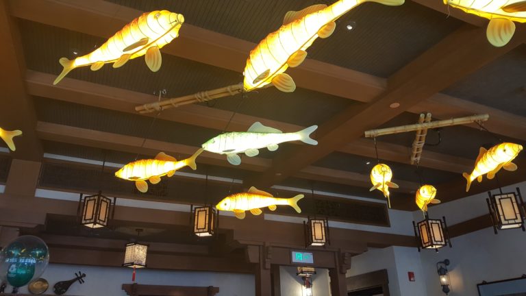 Wandering Moon Restaurant at Gardens of Imagination, Shanghai Disneyland, Summer 2018.