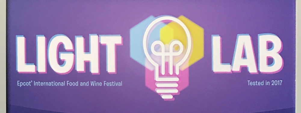Epcot Food & Wine 2018 Light Lab