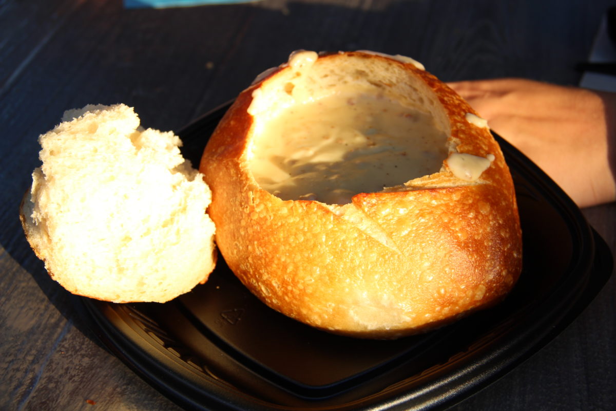Bacon Cheddar Ale Soup Pacific Wharf Cafe Halloween Time