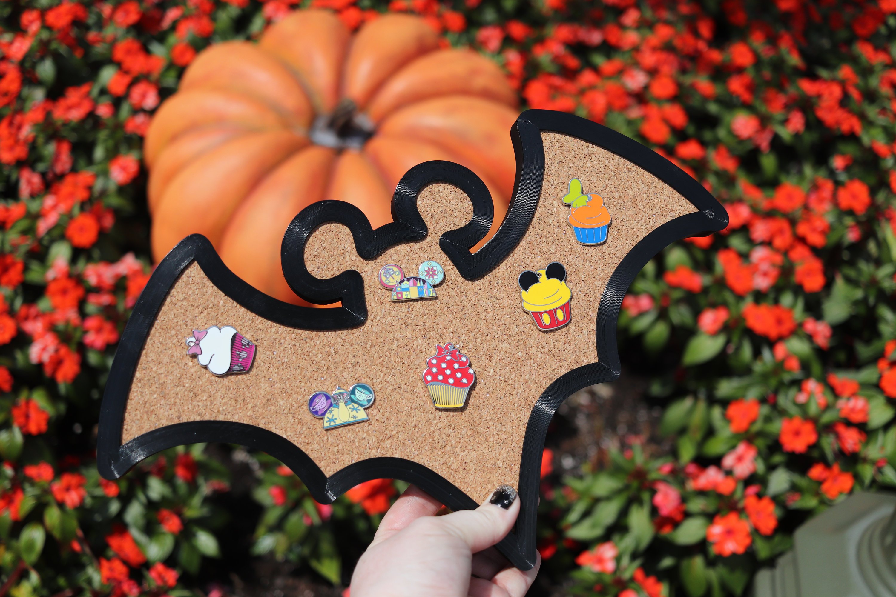 Halloween pin board