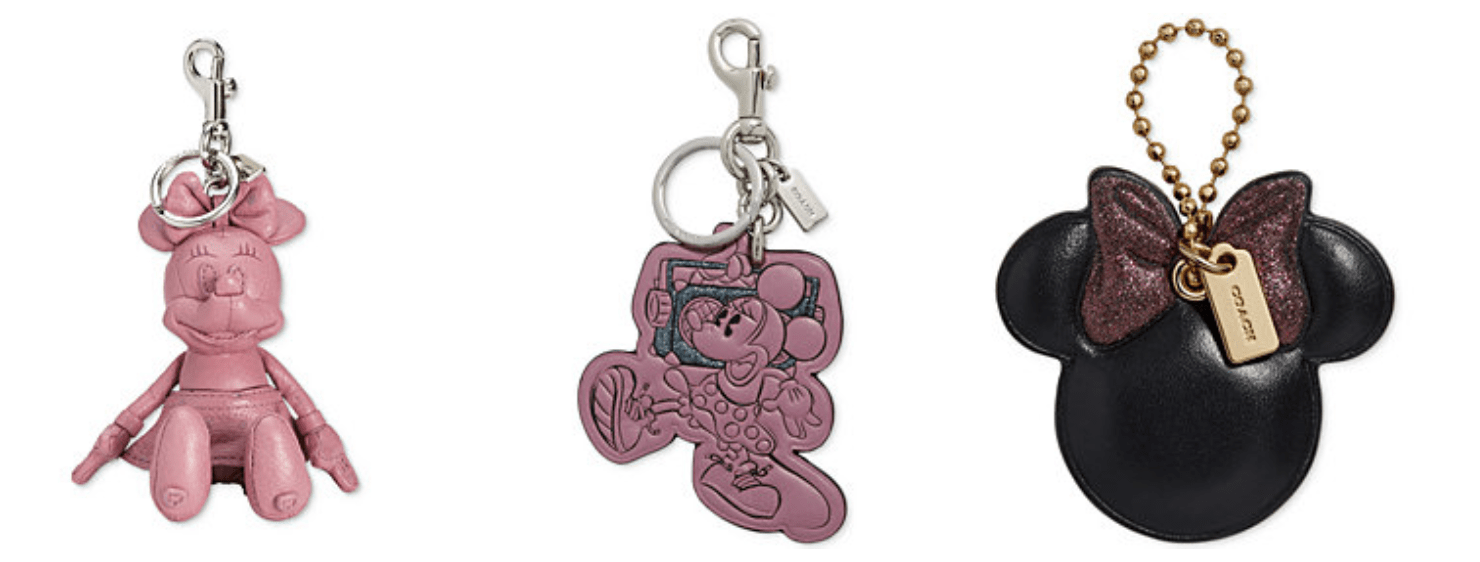 COACH Minnie Mouse Keychains