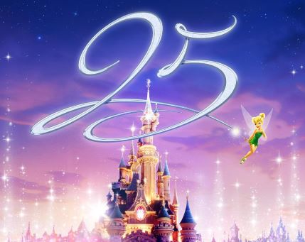 disneyland paris 25 anniversary logo