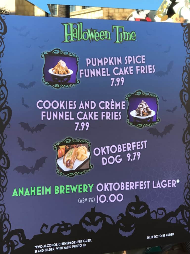 Oktoberfest Dog Award Wieners Disney California Adventure Halloween Time Sign