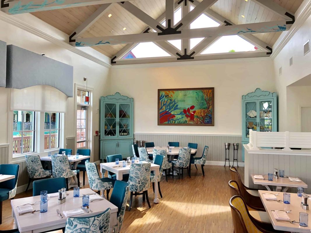 sebastian's bistro interior dining area