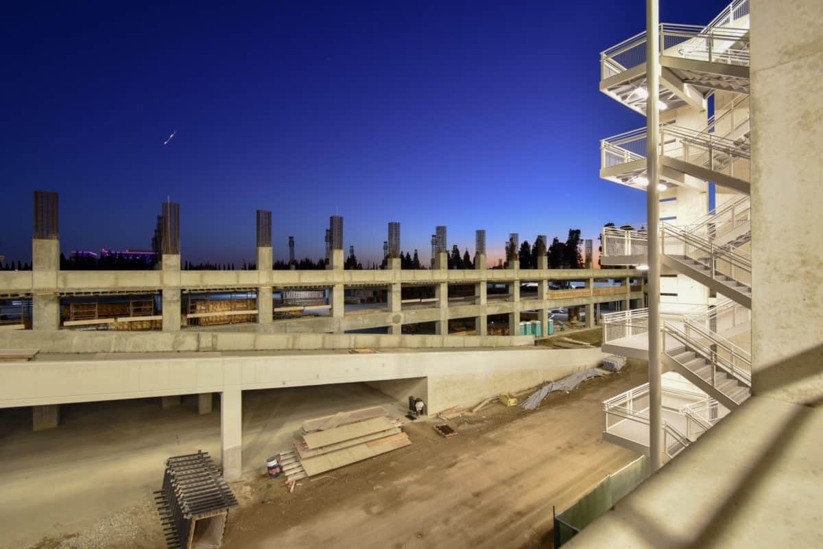 Disneyland's New Parking Structure Construction Progress