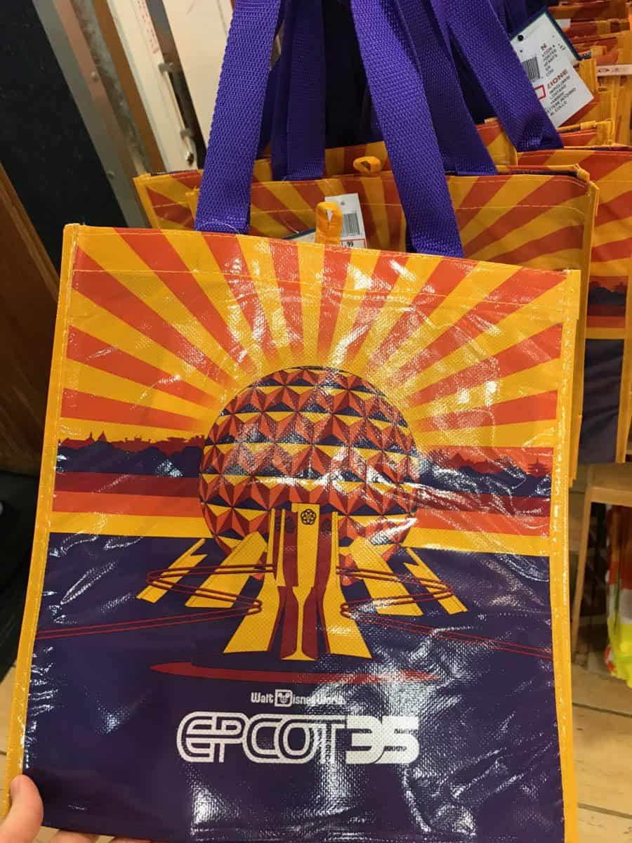 Epcot 35th anniversary tote