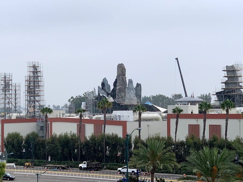 Star Wars Galaxy's Edge Construction Update Disneyland Resort