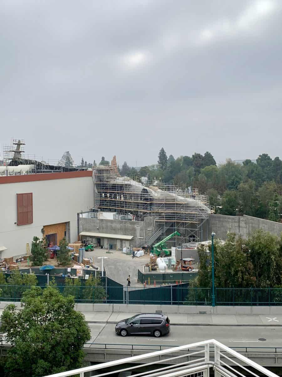 Star Wars Galaxy's Edge Construction Update Disneyland Resort