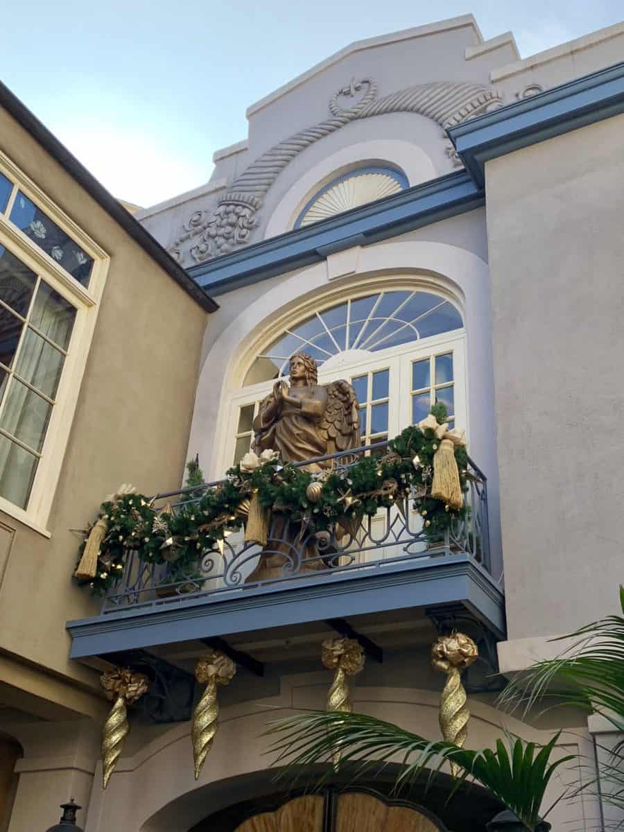 Disneyland New Orleans Square Mardi Gras Holiday Decorations
