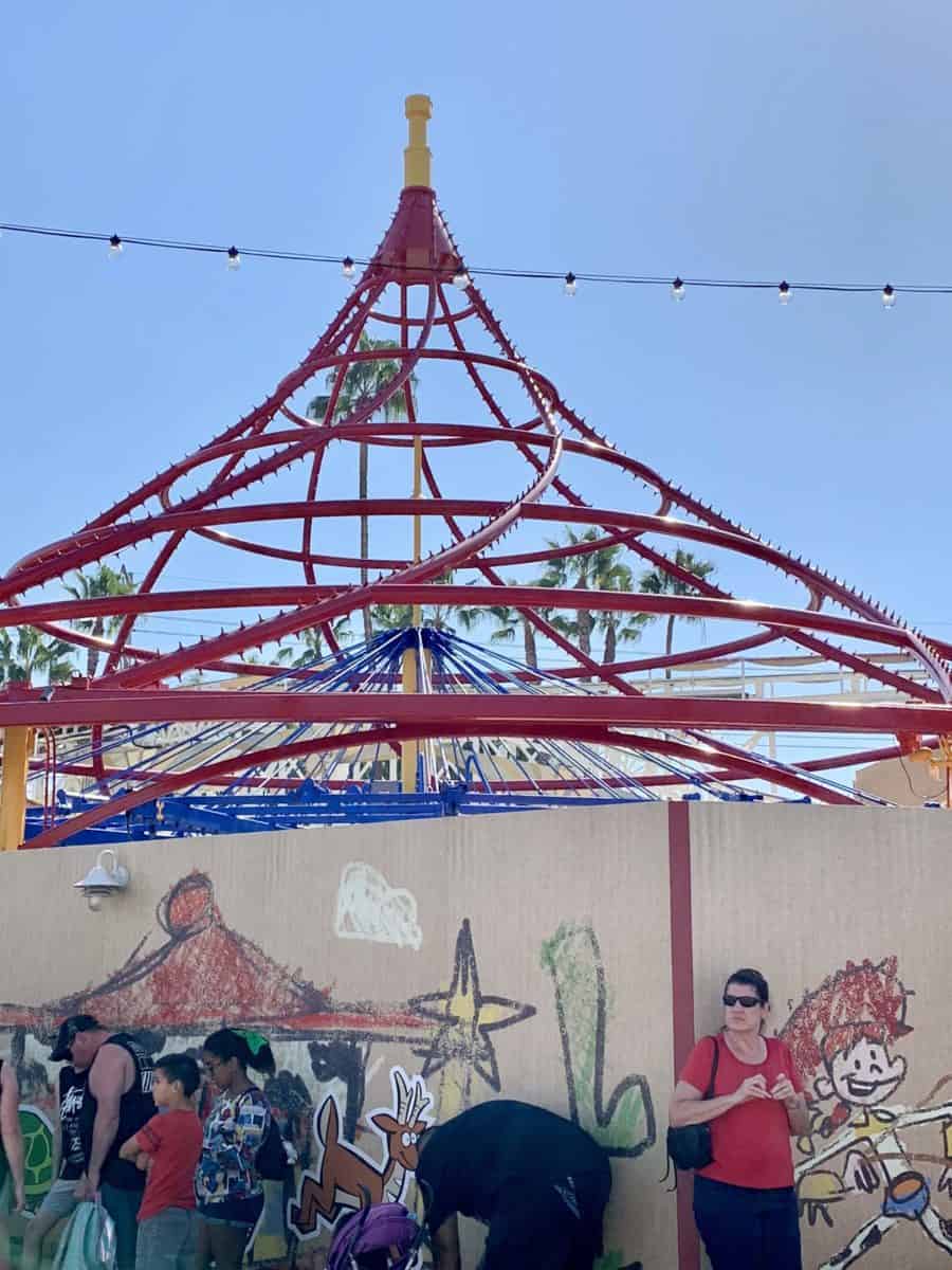 Disney California Adventure Jessie's Critter Carousel Pixar Pier Construction Update