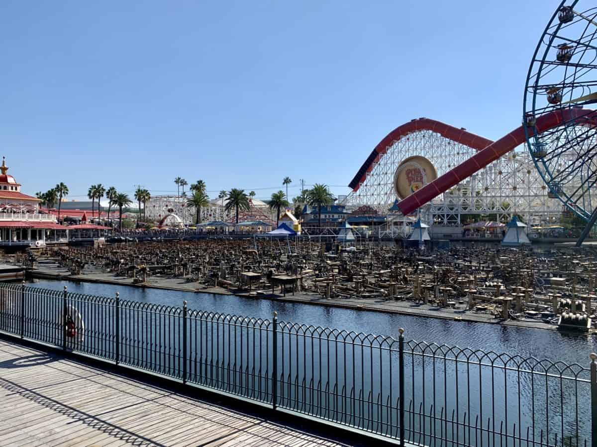 Disney California Adventure Pixar Pier World of Color Construction Update
