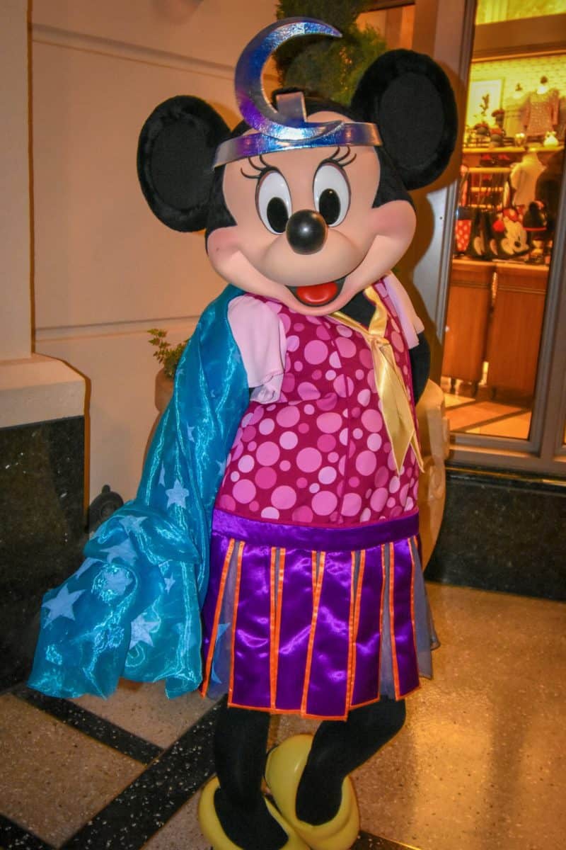 Minnie in Her Halloween Costume at DCA