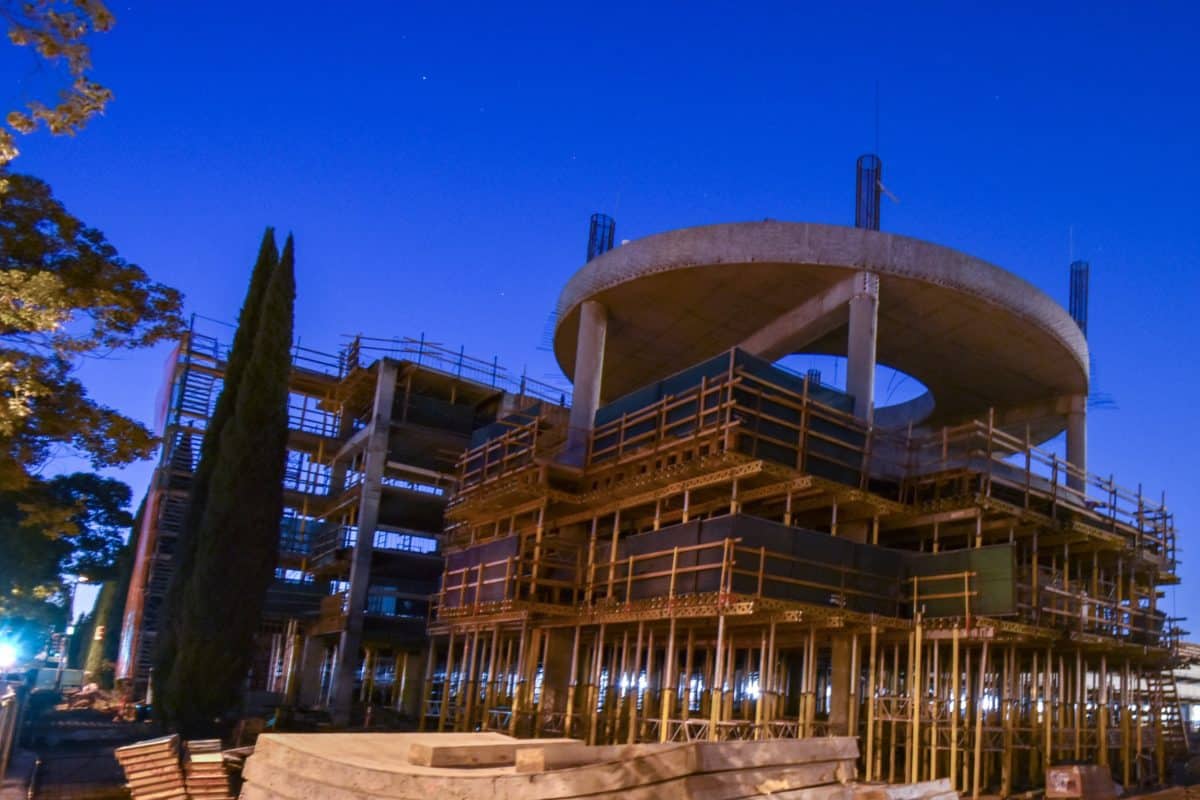 Disneyland's New Parking Structure Construction Progress