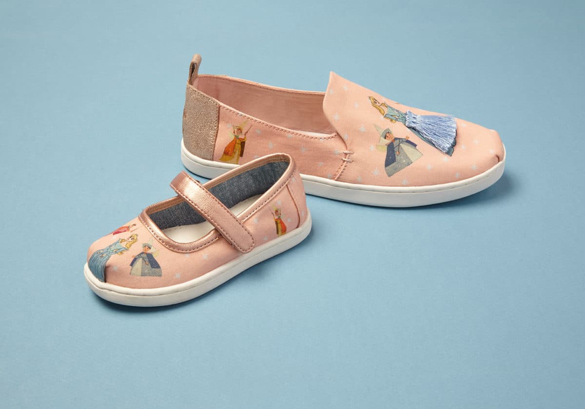 Photo of Sleeping Beauty shoes from Disney x Toms Holiday Collection