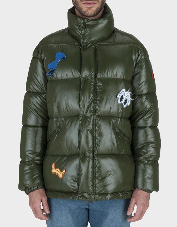 Save the Duck x Disney mens green jacket 2018/19