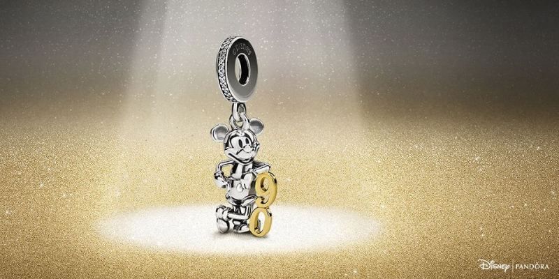 Mickey 90 pandora charm