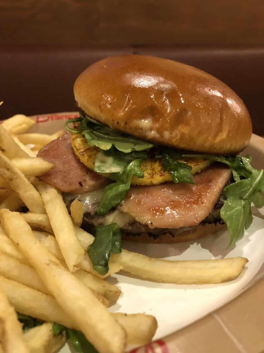 Captain Cook’s Disney Polynesian resort specialty burger