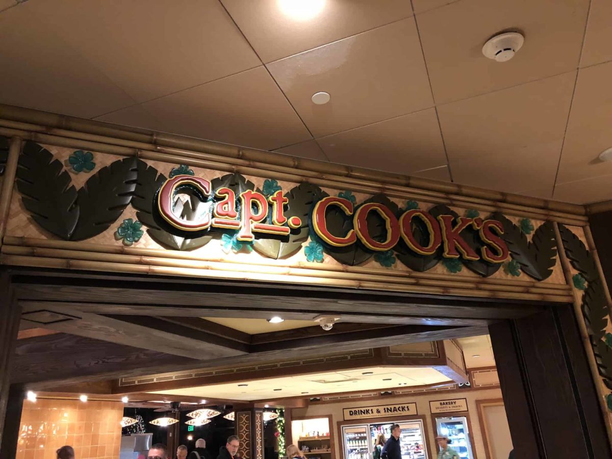 Disney Polynesian Captain cook’s Capt. Cook's