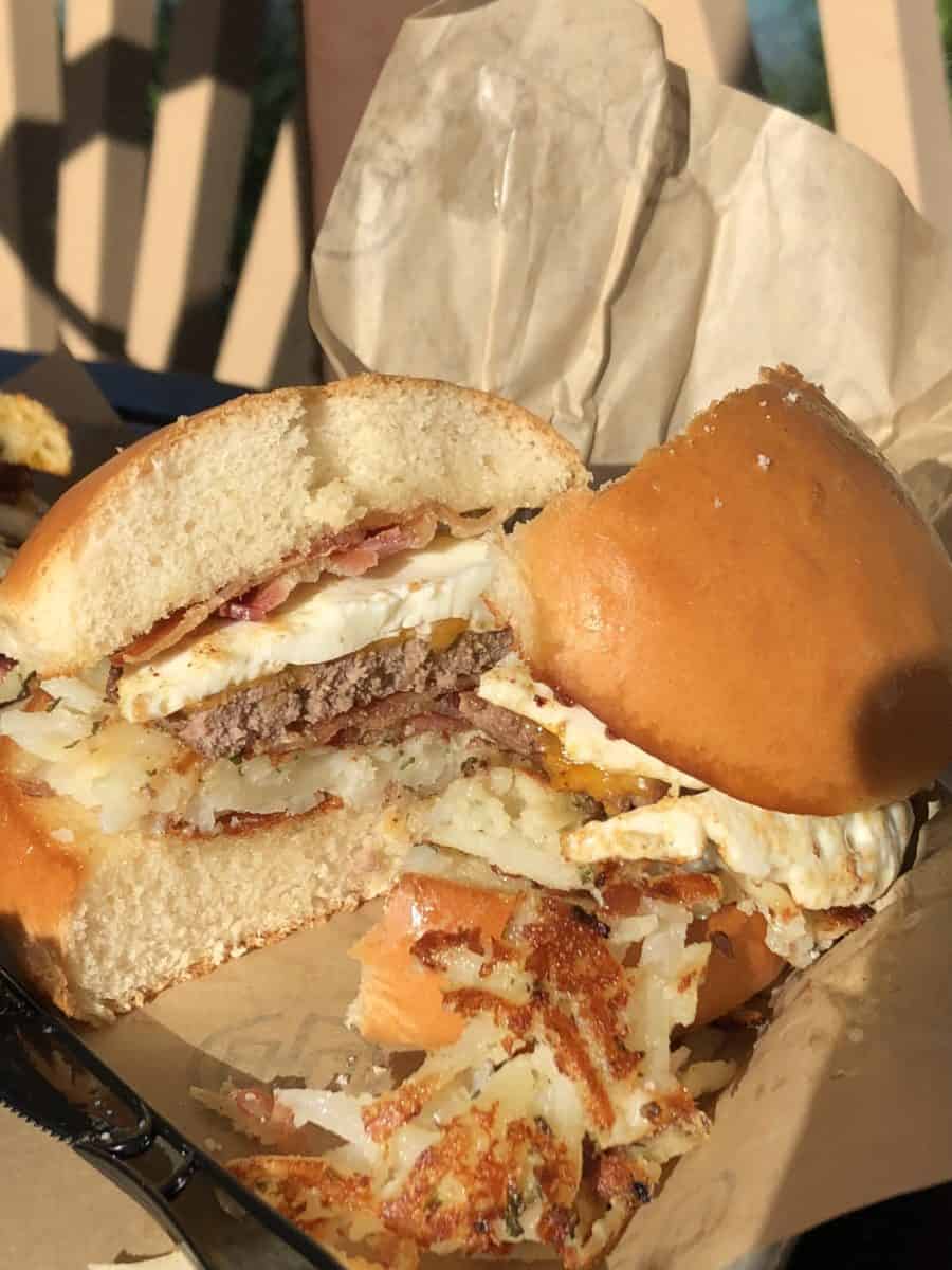 Disney Springs D-Luxe Burger Classic Breakfasts Menu