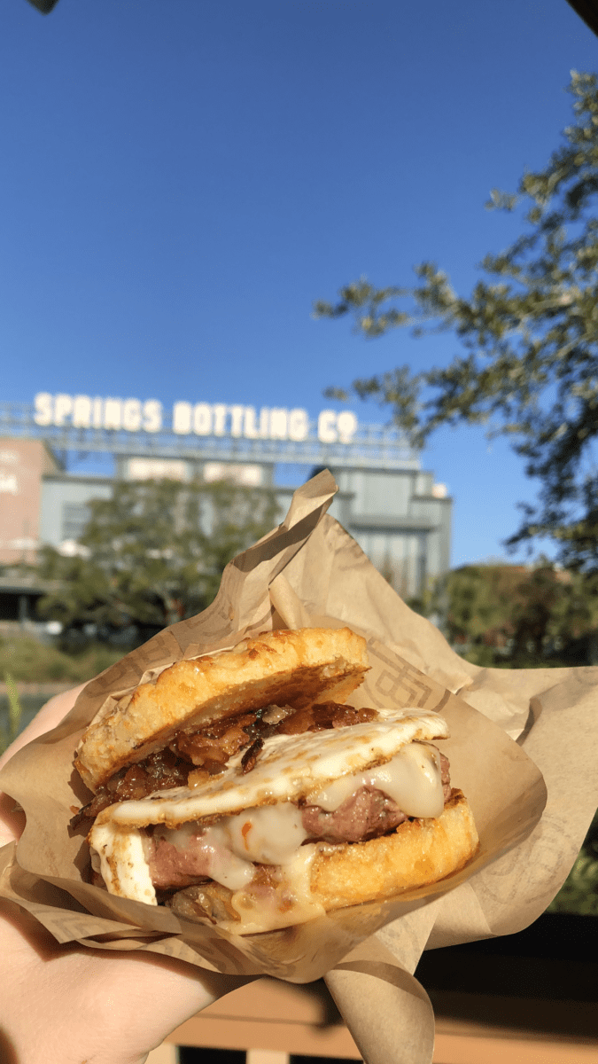 Disney Springs D-Luxe Burger Breakfast El Diablo Breakfast Burger