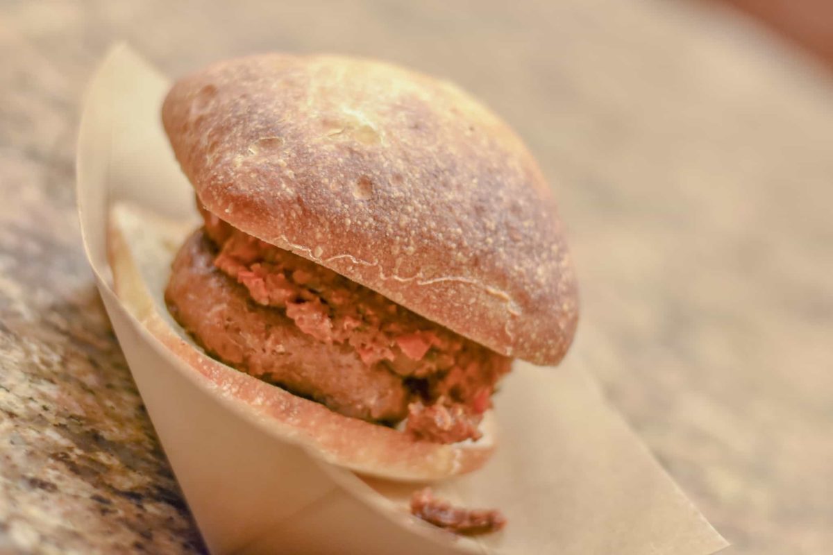 Hungry Bear Restaurant New Vegan Burger