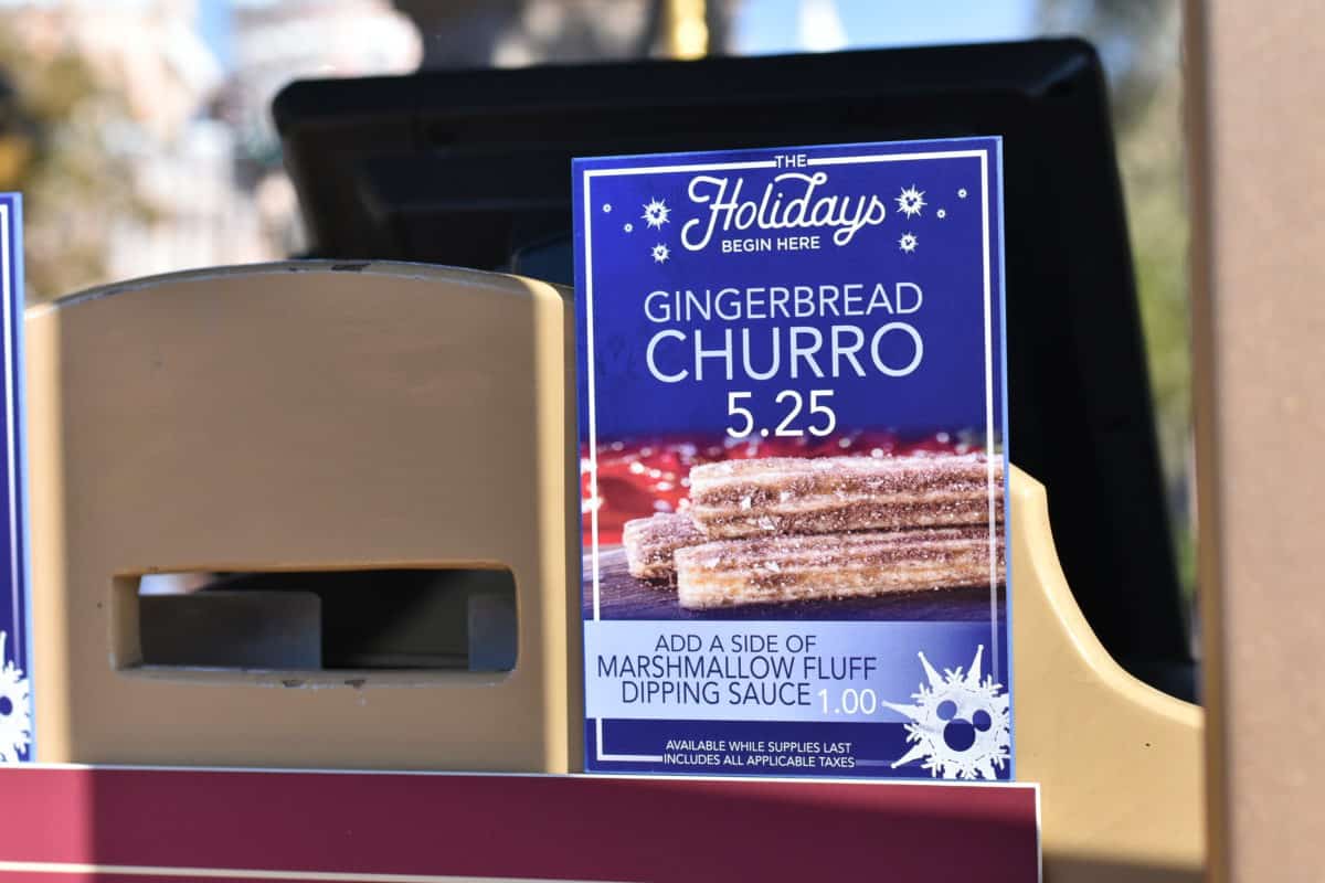 Gingerbread Churro Disneyland