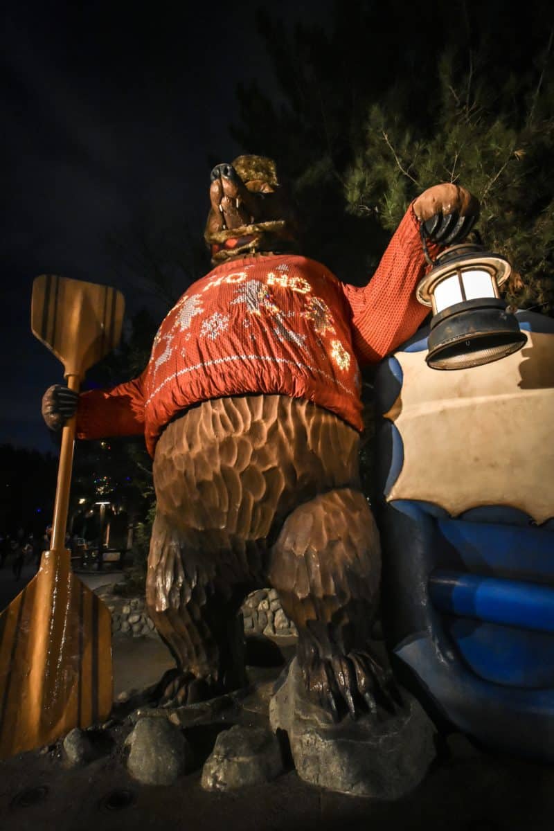 Grizzly River Run at DCA Holiday Decor 11/2