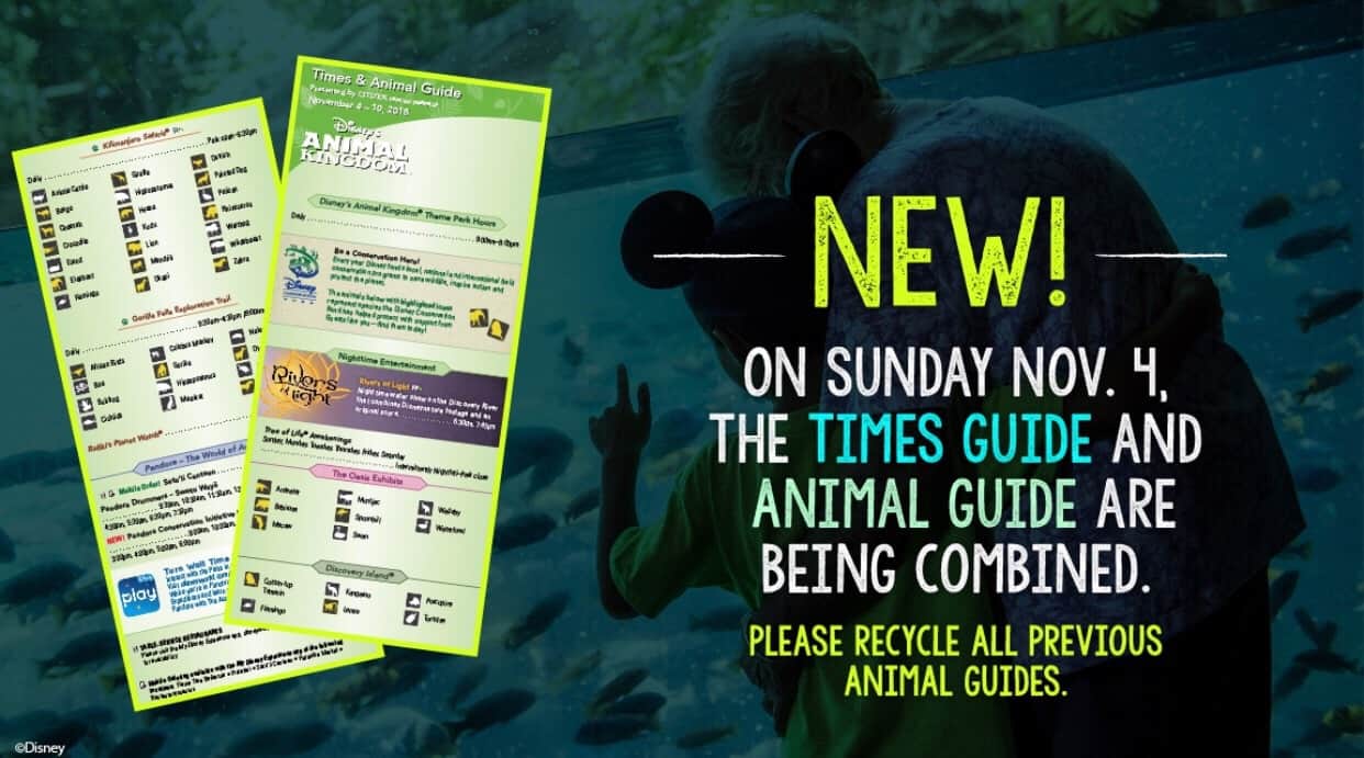 Disney's Animal Kingdom Times Guide