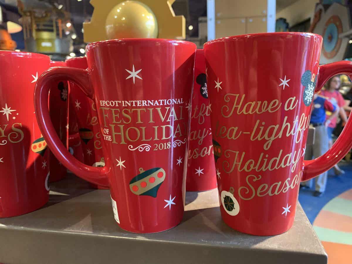  Epcot Festival of the Holidays 2018 Merchandise Tall Mug $15.99