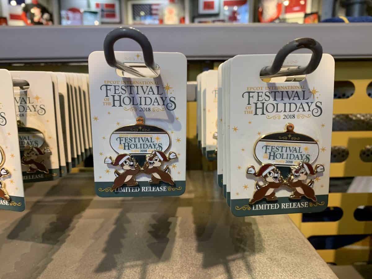  Epcot Festival of the Holidays 2018 Merchandise Trading Pin $14.99