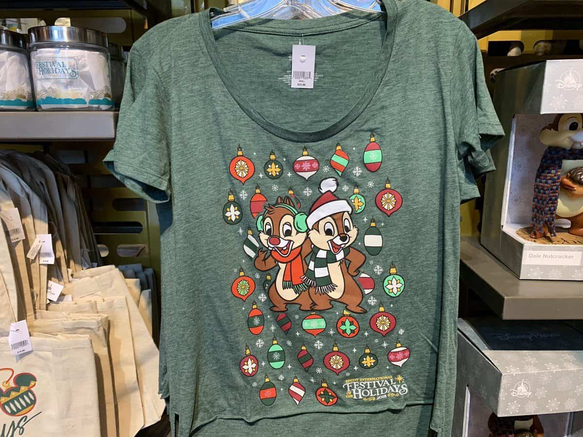  Epcot Festival of the Holidays 2018 Merchandise Woman's Shirt $32.99