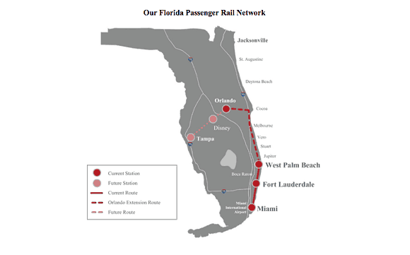 florida brightline map