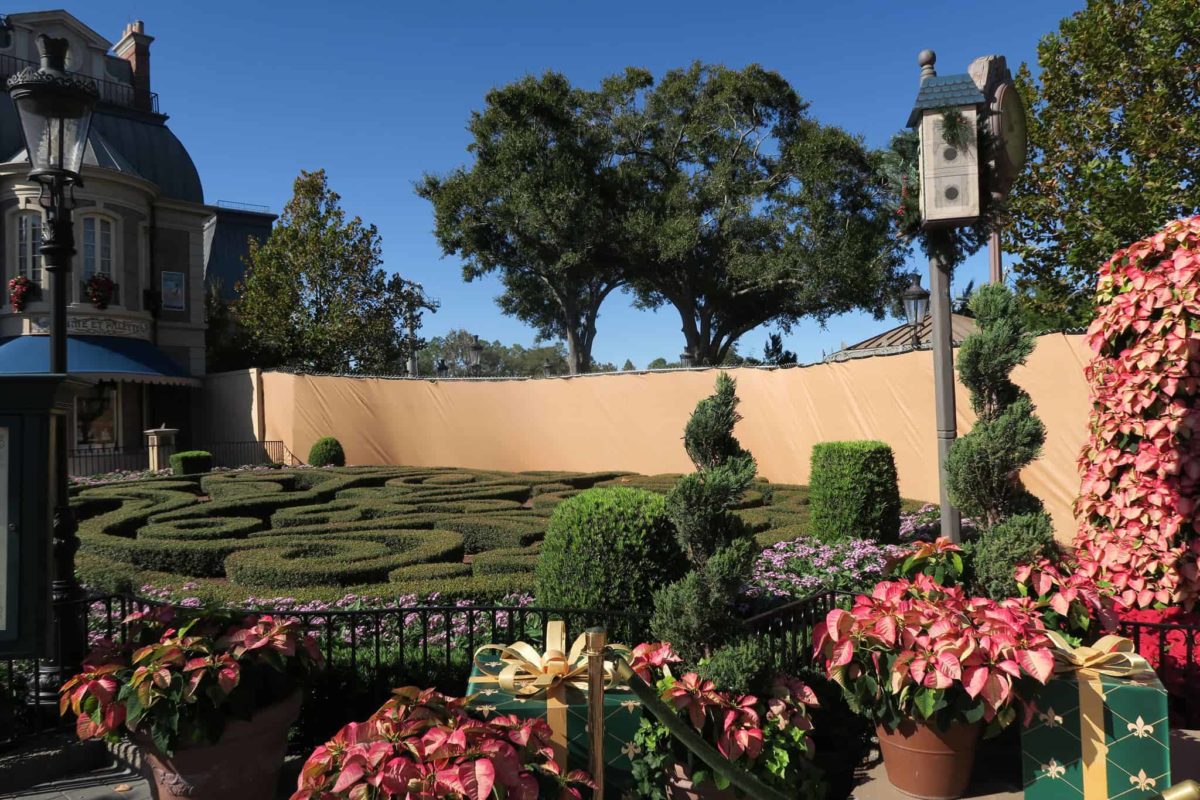 france garden blocked off