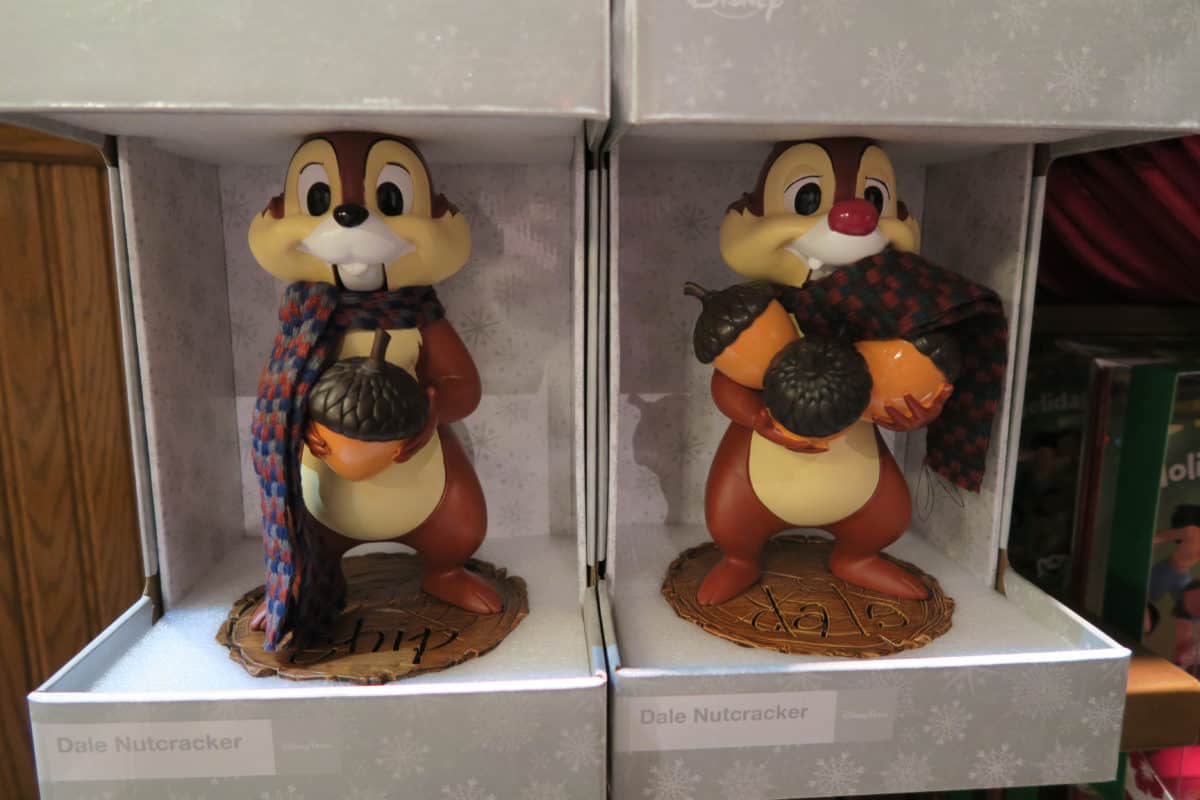 Epcot Festival of the Holidays 2018 Merchandise Chip and Dale Nutcracker $54.99