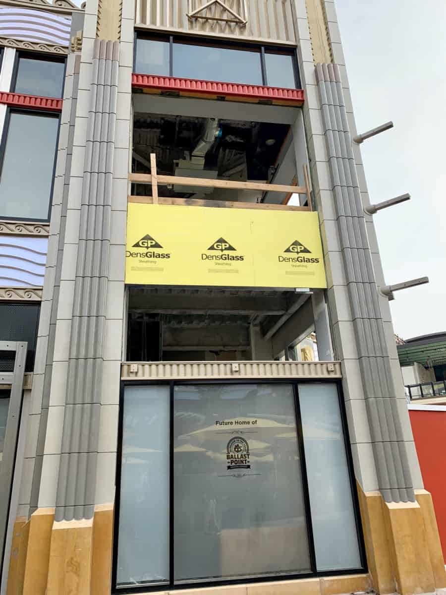 Disneyland Downtown Disney Ballast Point Construction