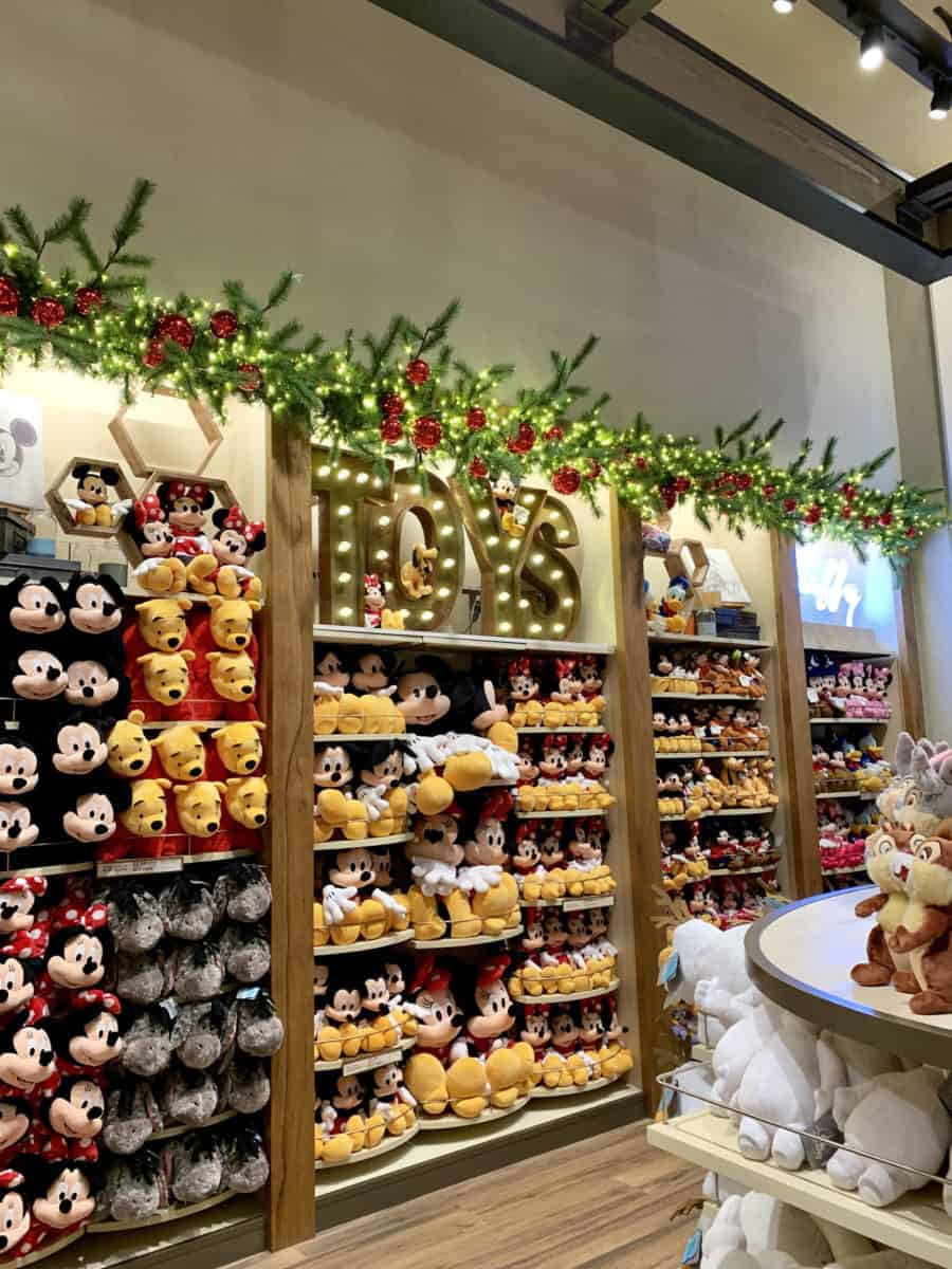 Disneyland Downtown Disney World of Disney Christmas Garland