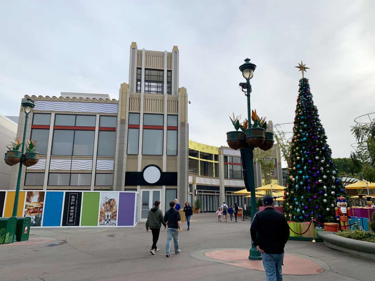 Disneyland Downtown Disney Black Tap Craft Burgers construction