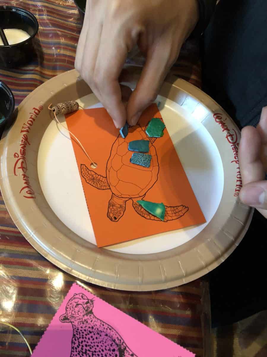 Animal Kingdom Lodge ornament decorating holiday activity