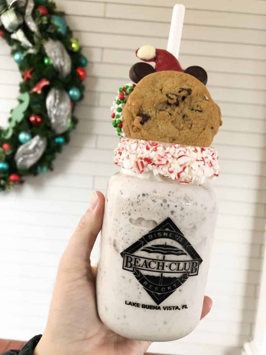 Disney beaches and cream holiday specialty milkshake