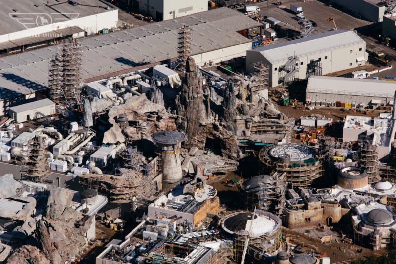 star wars land construction