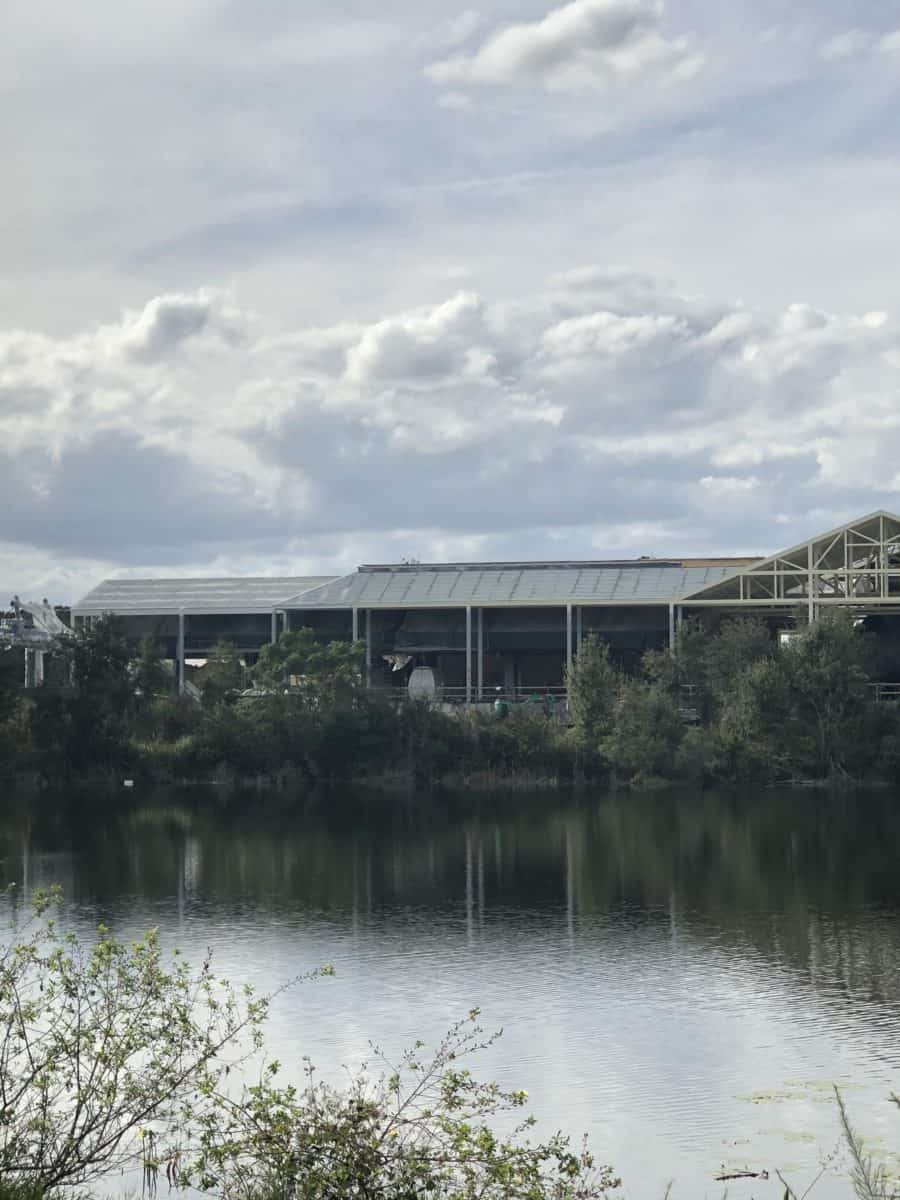 Caribbean beach Skyliner station gondola 